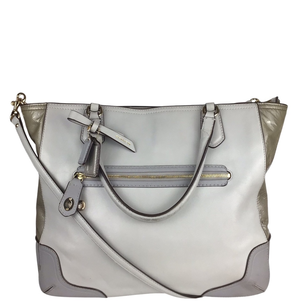 Coach Poppy Colorblock Leather Bag - Picture 2 of 16